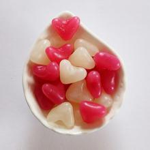 CANDYLAND Pink White Heart Candies