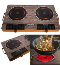 Electromax Double Infrared Electric Ceramic Cooktop Stove-5000W