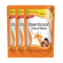 Santoor Handwash Refill Pouch ( Buy 2 Get 1 Free)