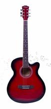 Karma Acoustic Guitar-Red/Brown