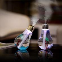 Novelty USB Bulb Humidifier Air Freshener Mist Maker with LED Night Light and Micro Landscape Air Ultrasonic Humidifier