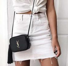 White Soft Denim Skirt For Women