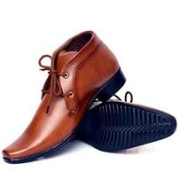 SALE- Aadi Men's Tan Synthetic Party Formal Shoes