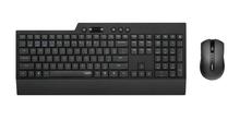 Rapoo 8200T Multi Mode Wireless Keyboard And Mouse Combo -(Black, Full Size With Hot Keys)