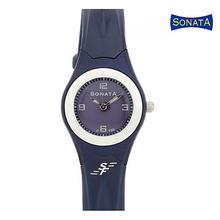 Sonata Blue Analog Watch for Women 8945PP02