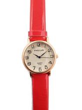 Fashionable fancy analog Women Red Strap Watch