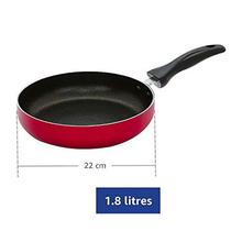 Amazon Brand - Solimo Non Stick Fry pan (22cm, Induction and