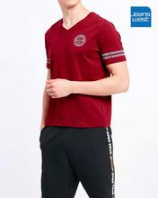 JeansWest  BURGUNDY Casual T-Shirt For Men