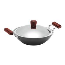 Hawkins Futura Deep Fry Pan With Stainless Steel Lid (Non-stick)- 2.5 L/ 26 cm