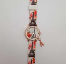 Fhulun Rubber Strap fashionable fancy analog ladies Watch- Paris Design