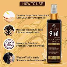 Newish Onion Black Seed Hair Oil for Hair Growth for Men and