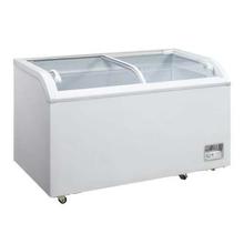 Dikom WD500Y Golden Curved Glass Freezer 508L - (White)