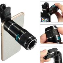 Universal 8X Zoom Mobile Phone Telescope Lens with Clip