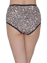 Women's Cotton High Waist Animal Print Hipster Panty Free Size