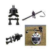 Aluminum 360 Degree Swivel Rotating Helmet Self Mount For Gopro