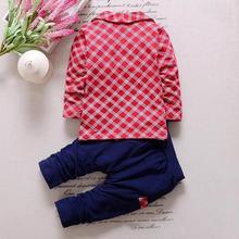 Boys Formal Clothing Kids Attire For Boy Clothes Plaid Suit In