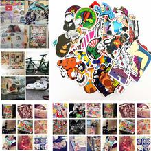 50Pcs Funny Waterproof  Stickers For Helmat  Laptop Motorcycle Luggage