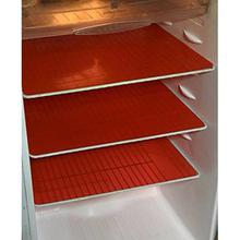 Kuber Industries PVC 6 Piece Refrigerator Drawer Mat Set - Red