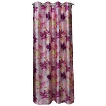 Digital Print Curtains With Pink Lily Patterns