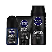 Nivea Deep Impact Roll On, 50ml and Face Wash, 100ml with