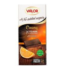 VALOR Creamy Dark Chocolate With Orange (100gm)