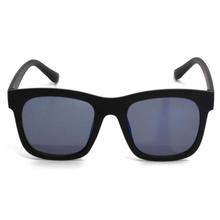 Blue Shaded Black Framed Wayfarer Sunglasses For Men