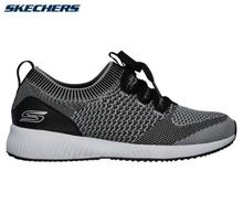 Skechers Grey Bobs Sport Squad Sneakers For Women - 32512-GYBK