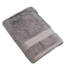 Dark Grey Plain Large Cotton Bath Towel