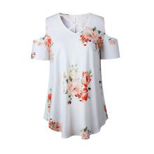 SALE- 5XL Spring Summer 2019 Casual Women T-shirt V-neck