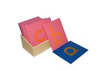 Sandpaper Small Alphabet Flash Cards