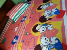 Doggy Cartoon Print King Size Bedsheet With Pillow Cover