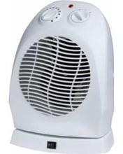 Portable Oscillating Fan Heater with Adjustable Heat