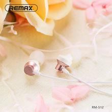 Remax In-Ear Wired Earphone Stereo Headset with Mic For iPhone Android Samsung RM-512 Grey