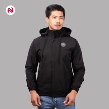 Nyptra Black Premium Net Inside Windcheater Jacket For Men