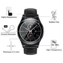 Samsung Gear S2 Gear Sport Tempered Glass SCREEN PROTECTOR 2.5D High Definition 9H(White) (NOT WATCH)