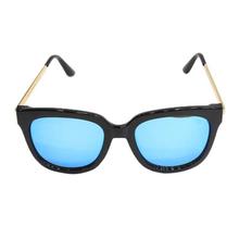 Blue Shaded Square Sunglasses For Men
