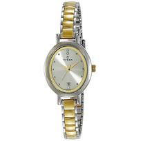 Titan Karishma Analog Champagne Dial Women's Watch 2599BM01