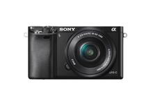 Sony Alpha a6000 Mirrorless Digital Camera 24.3MP with 16-50mm Power Zoom Lenses - Black