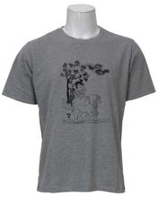 Sonam Gears Grey Elephant Printed T-Shirt For Men - #526A