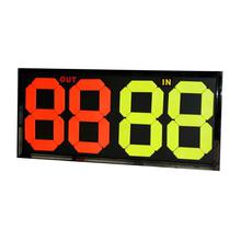 Black Football Player Substitution Board