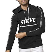 ZEYO Sweatshirts for Men | Full Sleeve Strive Printed