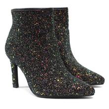 Vizzano Multicolored Block Heel Ankle Boots For Women - 3049.114