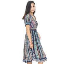 Medium Maxi Printed Summer Dress for Women