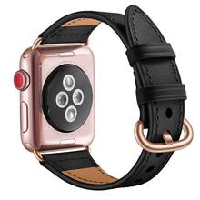 JINYA Luna Leather Band For Apple Watch 42MM / 44MM Black