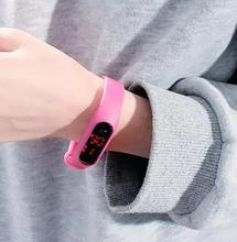 New LED Wristband Children Sports Watch ( Light Pink  )