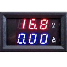 Superb 100V 10A DC Dual LED Red and Blue Digital Voltmeter Ammeter