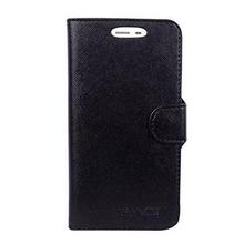 TIMBU Wallet Flip Cover For Huawei Nova 2 Lite-Black