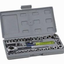 40 In 1 Wrench Tool Kit With Screwdriver And Socket Tool Box Set