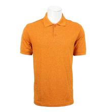 Orange Solid 100% Cotton Polo T-Shirt For Men