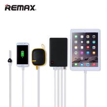Remax-Proda Notebook Mobile power bank 30000 mAh 4 USB External Battery Charger universal external battery power Bank Black